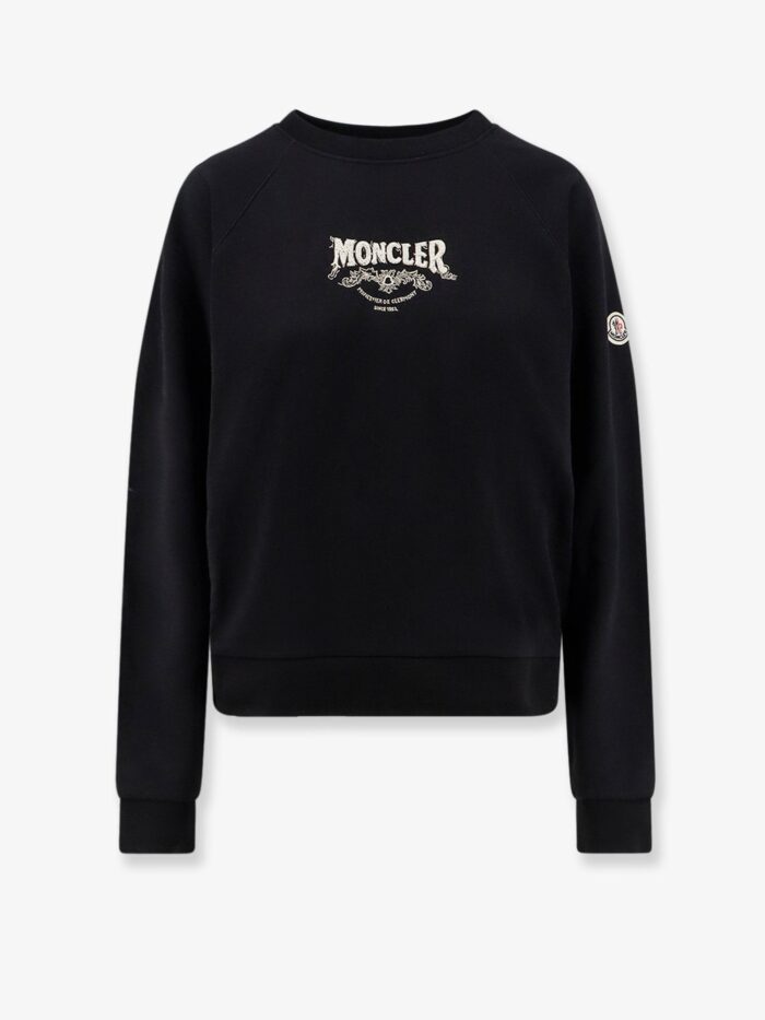 Moncler Cotton Sweatshirt With Front Logo