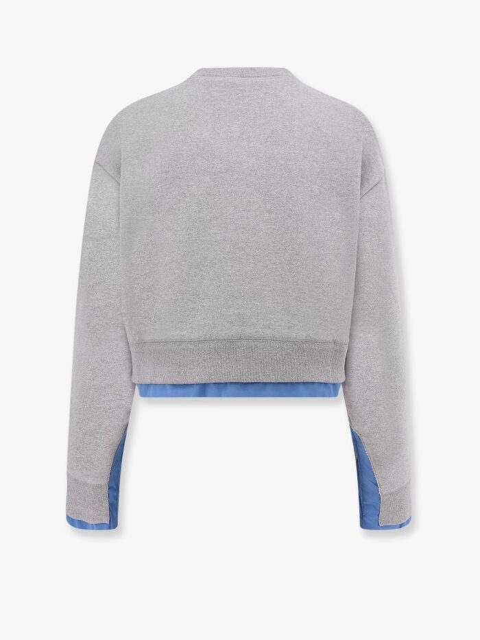 Cotton Sweatshirt With Miu Miu Patch