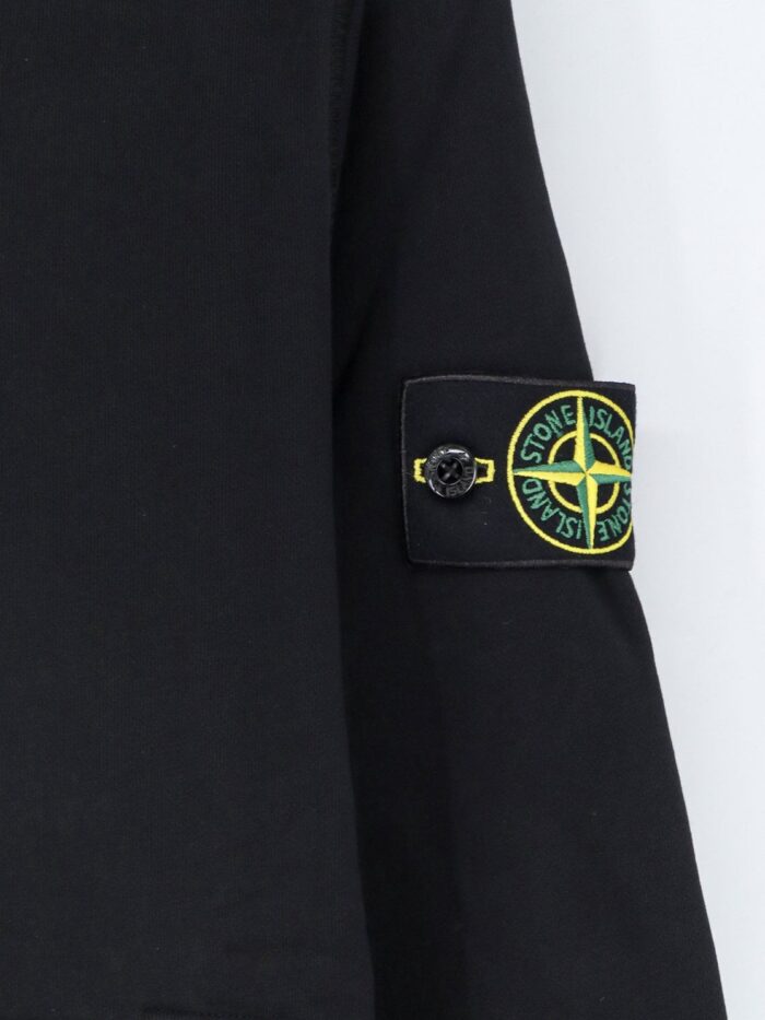 Stone Island Cotton Sweatshirt With Side Logo Patch
