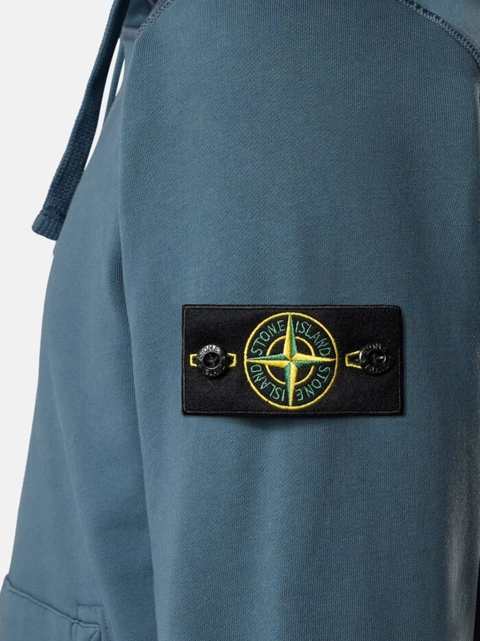 Stone Island Cotton Sweatshirt With Side Logo Patch