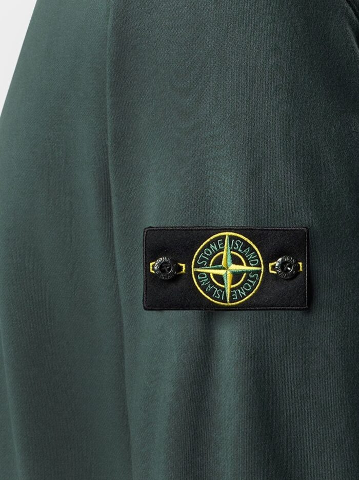 Stone Island Cotton Sweatshirt With Side Logo Patch