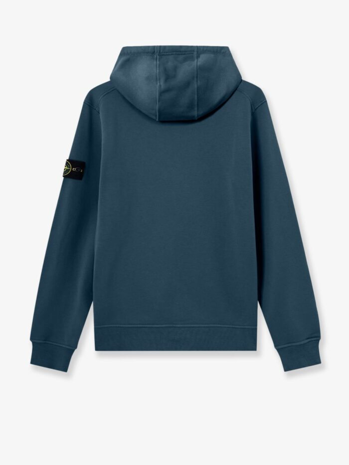 Stone Island Cotton Sweatshirt With Side Logo Patch