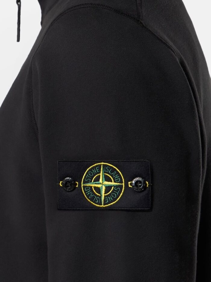 Stone Island Cotton Sweatshirt With Side Logo Patch