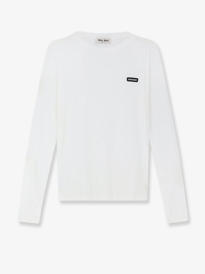 miu miu cotton t shirt Miu Miu Cotton T-Shirt