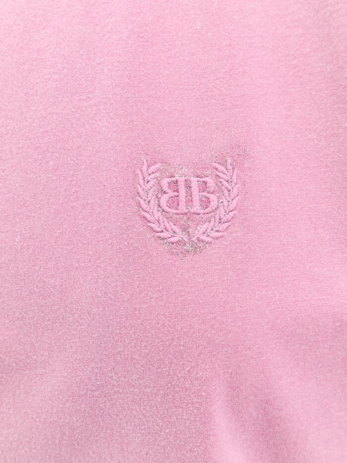 Cotton T-shirt With Balenciaga BB Classic Logo