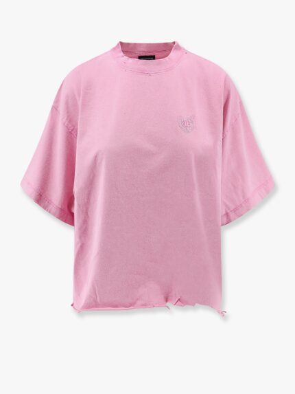 Cotton T-shirt With Balenciaga BB Classic Logo