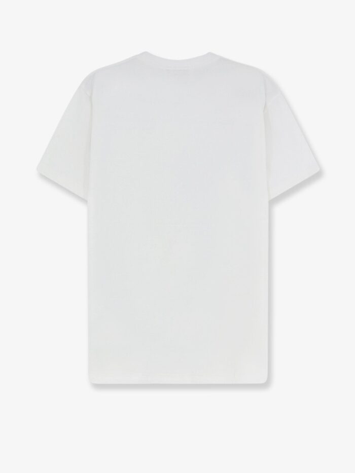 Cotton T-shirt With Book Cover Print And Dior Embroidery