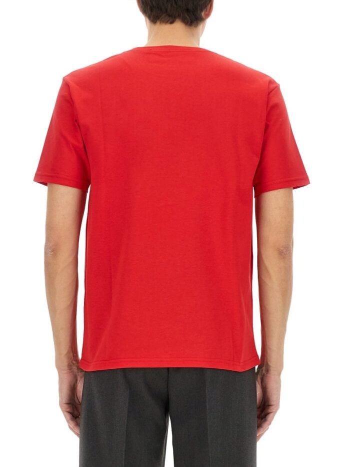 COTTON T-SHIRT WITH "CHEZ VALENTINO" PRINT