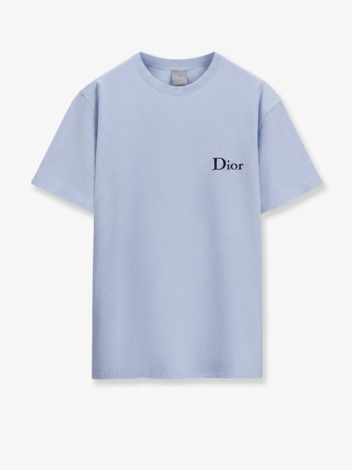 Cotton T-shirt With Dior Embroidery