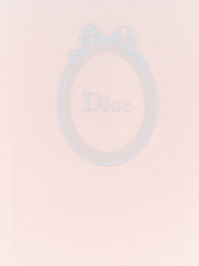 Cotton T-Shirt With Dior Médallion Embroidery
