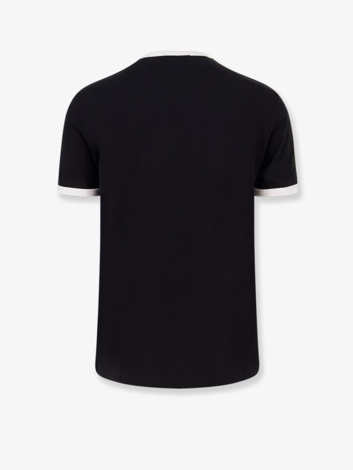 Dolce & Gabbana Cotton T-shirt With Flocked Logo Print
