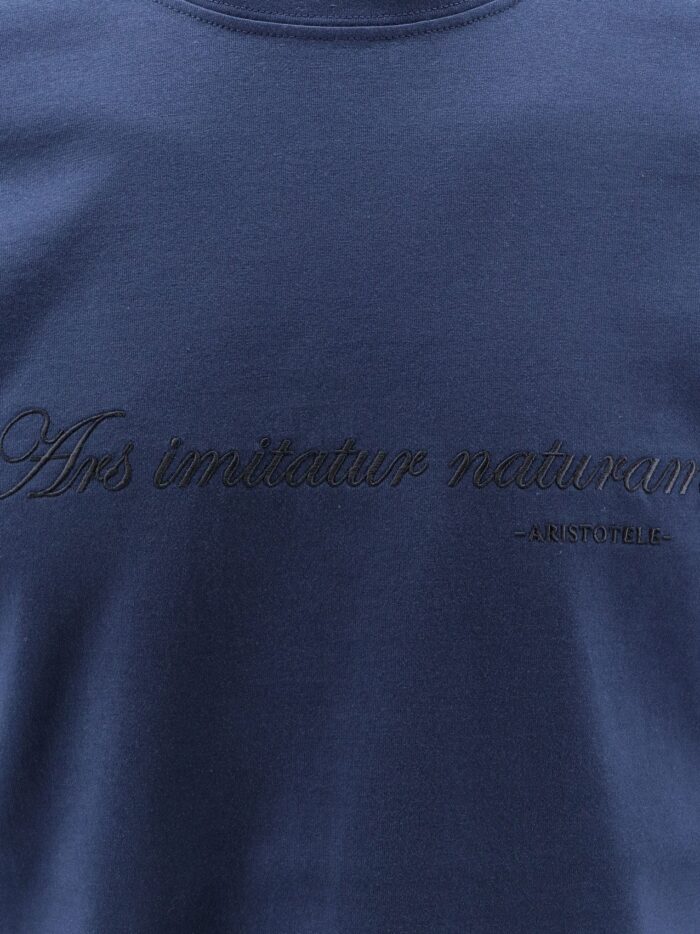 Brunello Cucinelli Cotton T-shirt With Front Embroidery