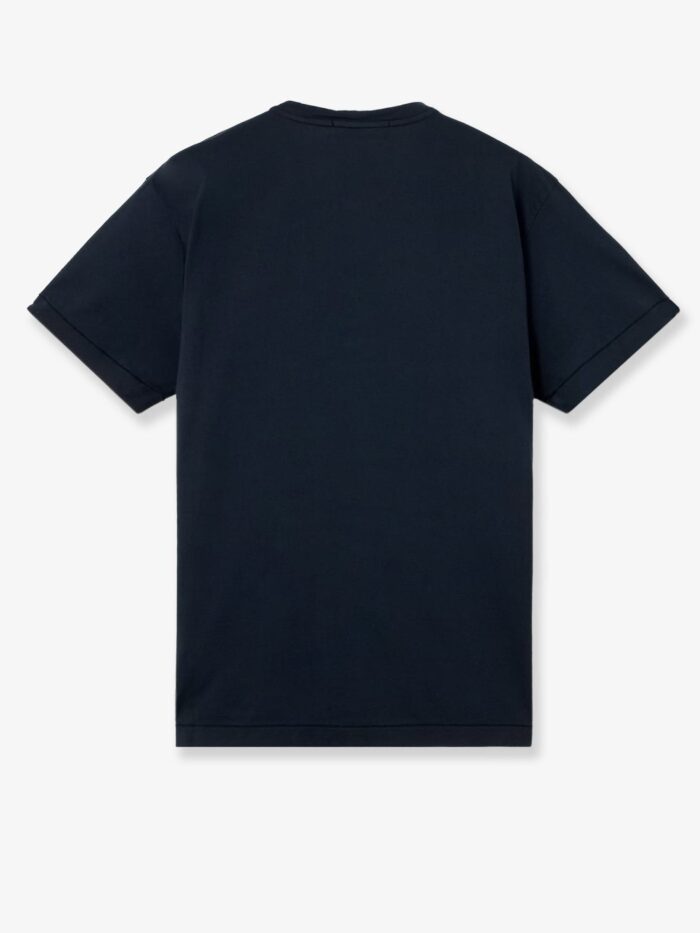 Stone Island Cotton T-shirt With Front Logo Patch