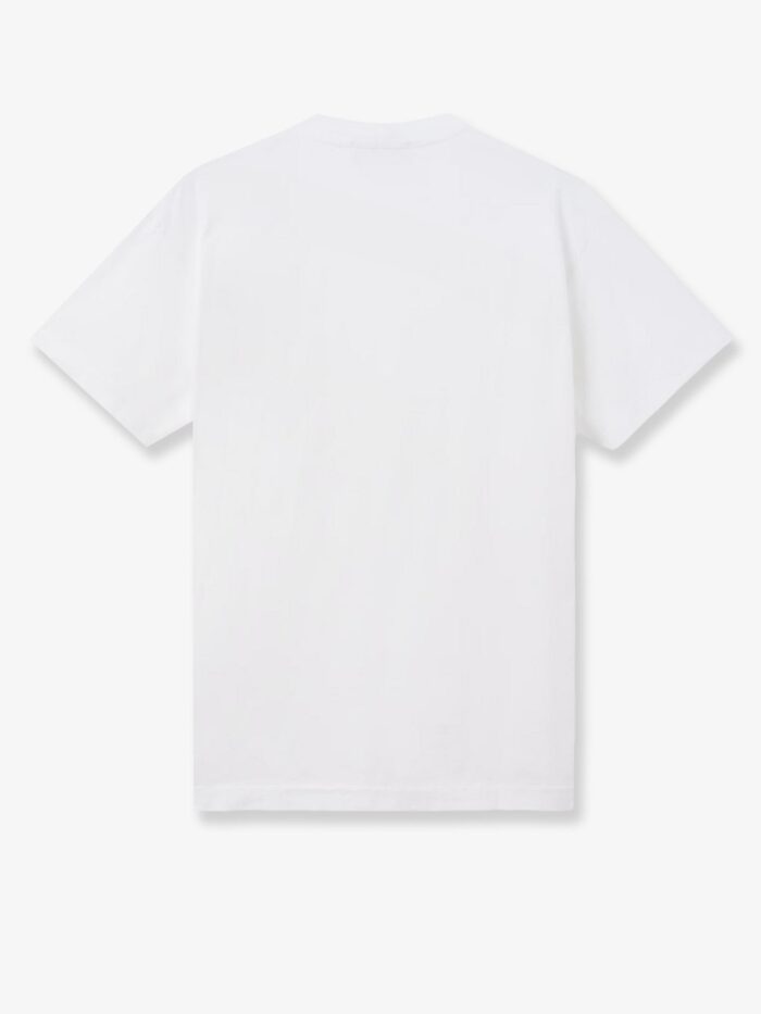 Stone Island Cotton T-shirt With Front Logo Patch