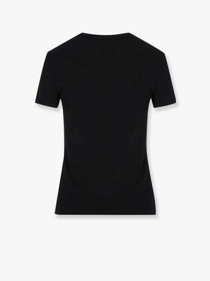 Celine Cotton T-Shirt With Front Logo Print