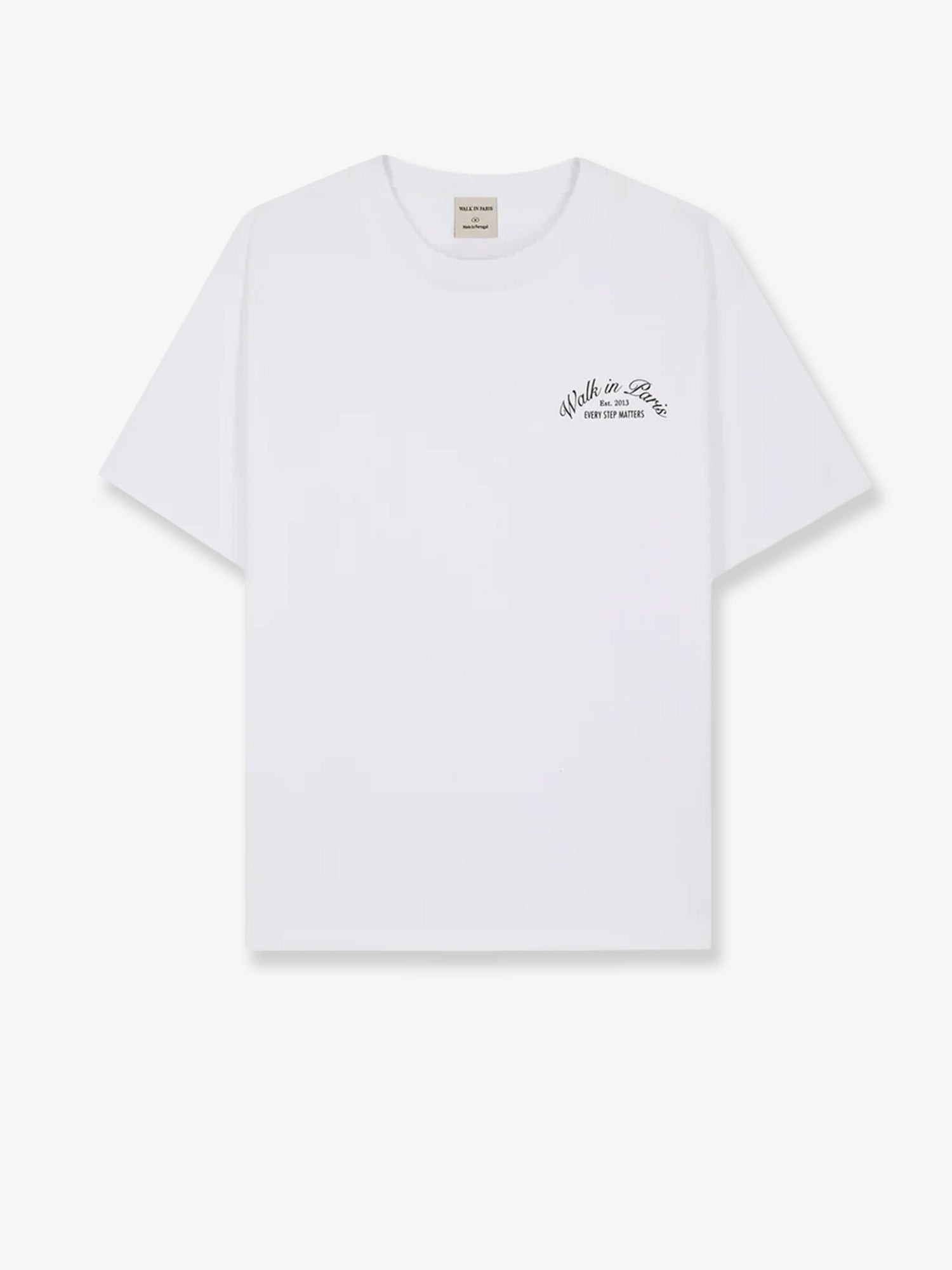 WALK IN PARIS Cotton T-shirt With Front Print
