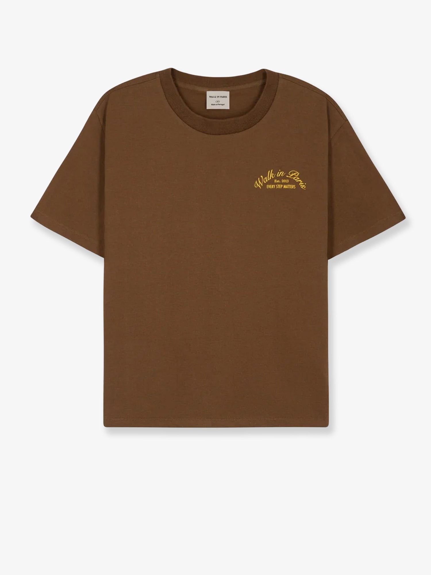 WALK IN PARIS Cotton T-shirt With Front Print