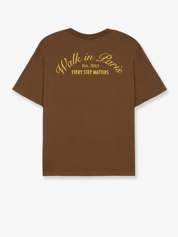 WALK IN PARIS Cotton T-shirt With Front Print