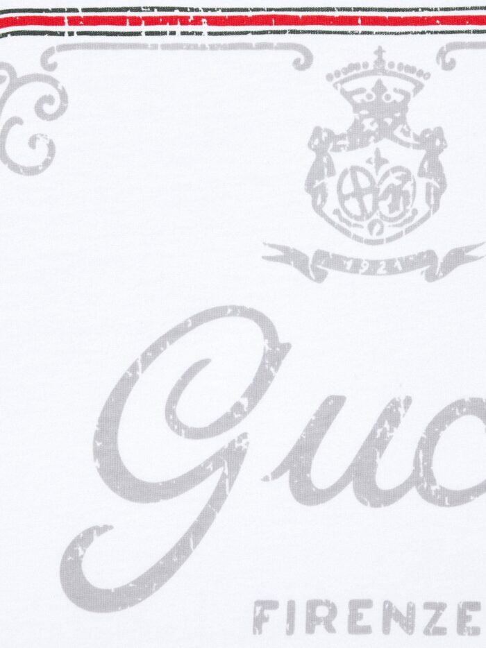 Cotton T-shirt With Gucci Firenze 1921 Print