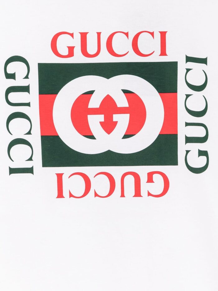 Cotton T-shirt With Gucci Incrocio GG