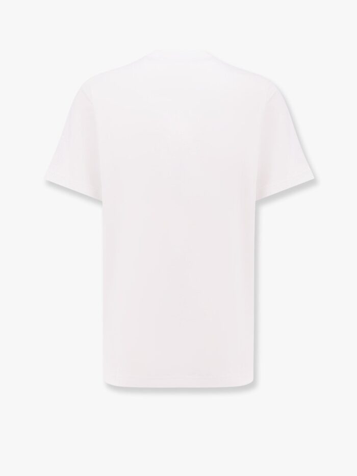 Cotton T-shirt With Lettering Logo And Gucci Web Band
