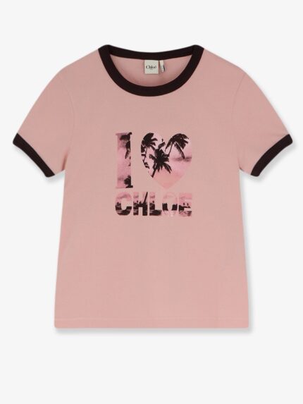CHLOE' Cotton T-shirt With Print