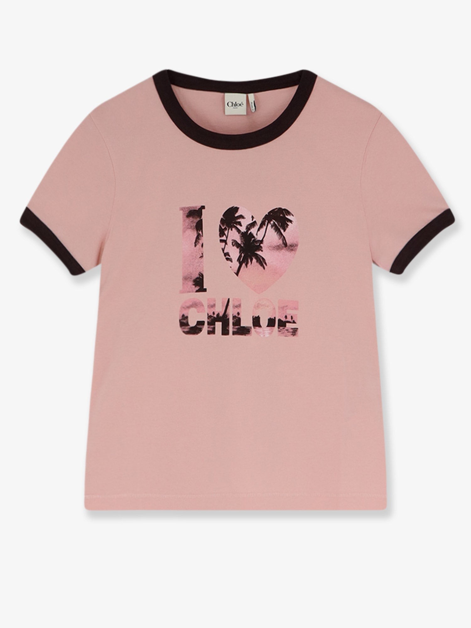 CHLOE' Cotton T-shirt With Print