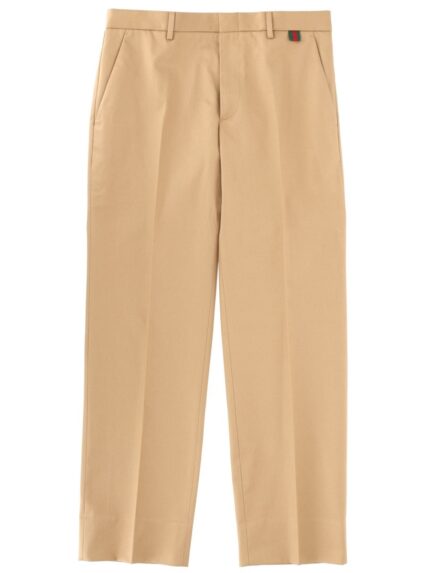 Gucci COTTON TAILORED PANTS