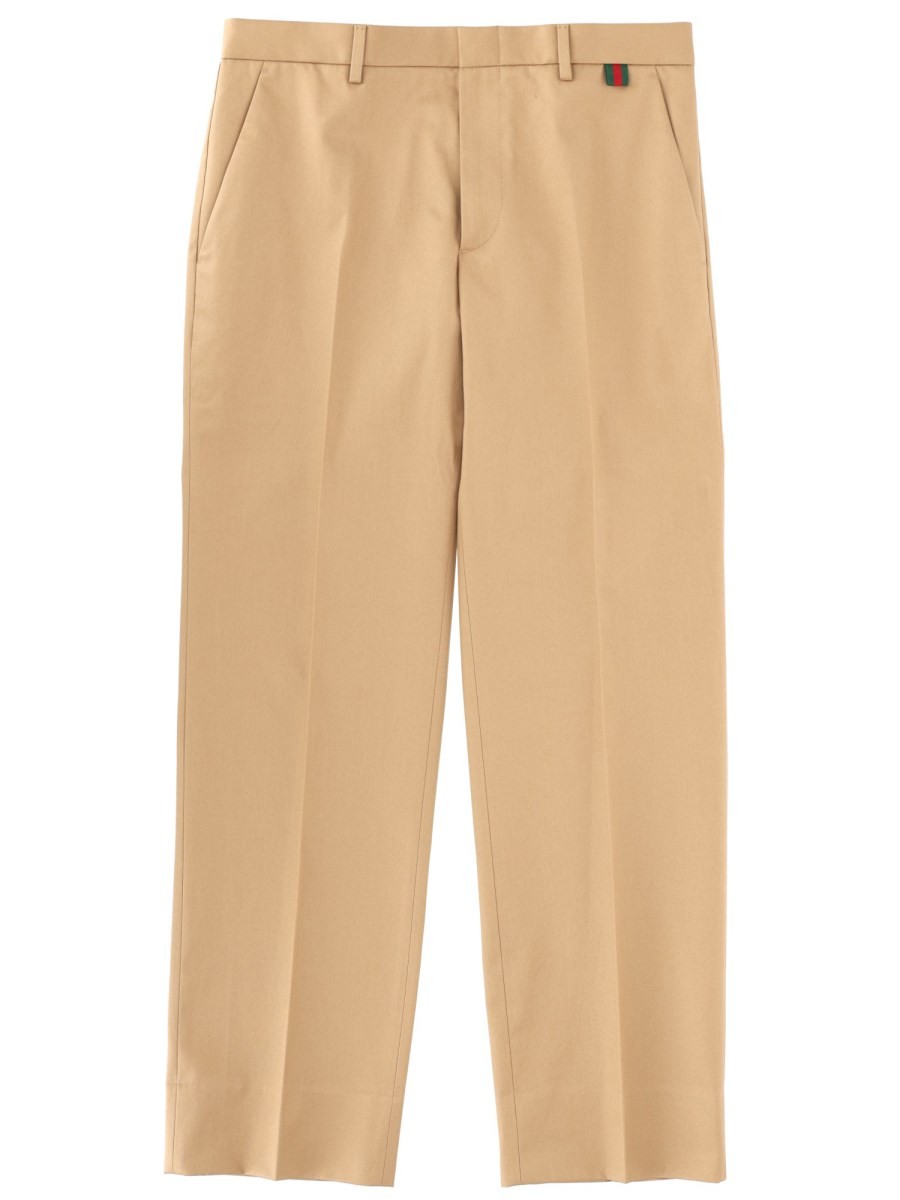 Gucci COTTON TAILORED PANTS