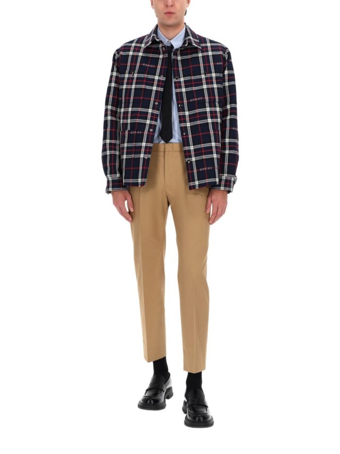 Gucci COTTON TAILORED PANTS