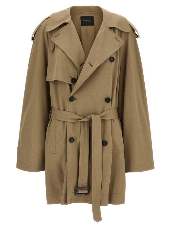 balenciaga cotton trench coat Balenciaga Cotton Trench Coat
