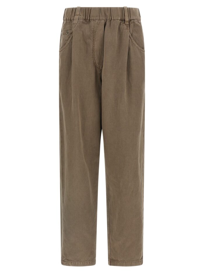 brunello cucinelli cotton trousers Brunello Cucinelli Cotton Trousers