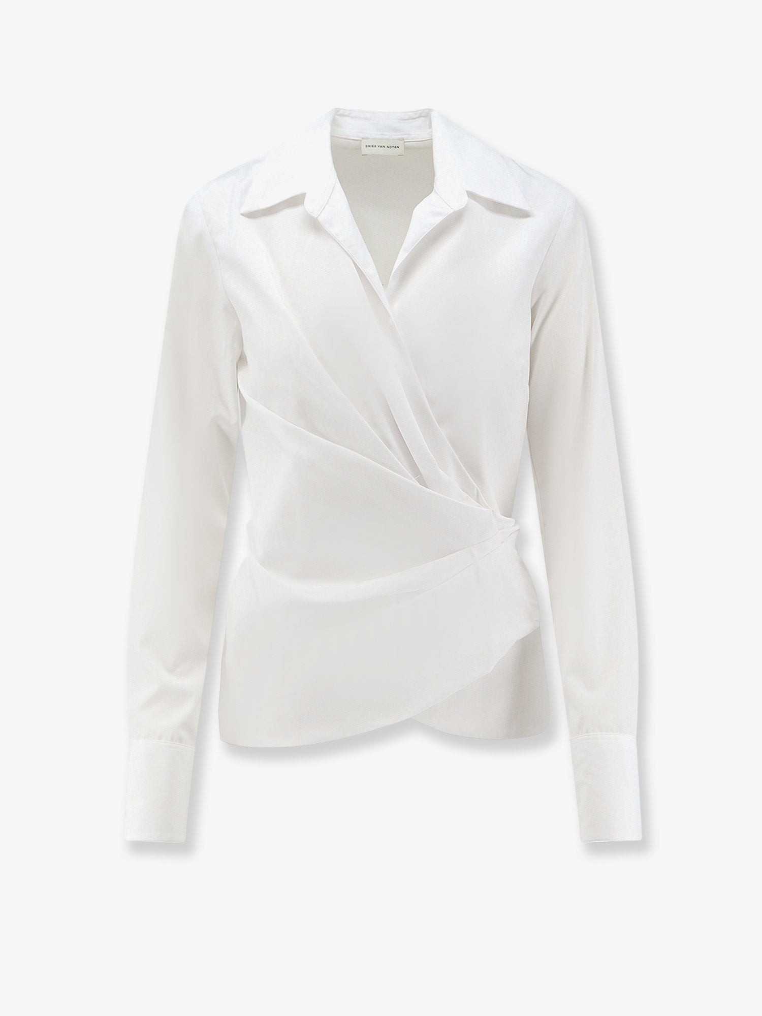Dries Van Noten Cotton Wrap Shirt