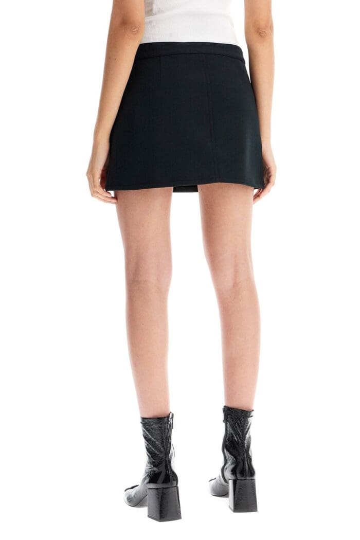 COURREGES 2-pocket Twill Mini Skirt