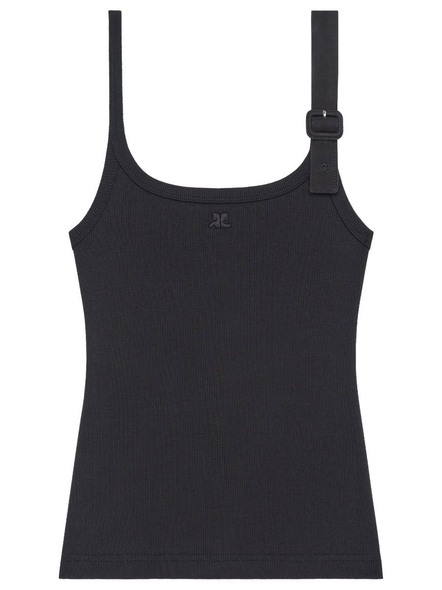 COURREGES 90S BUCKLE TOP