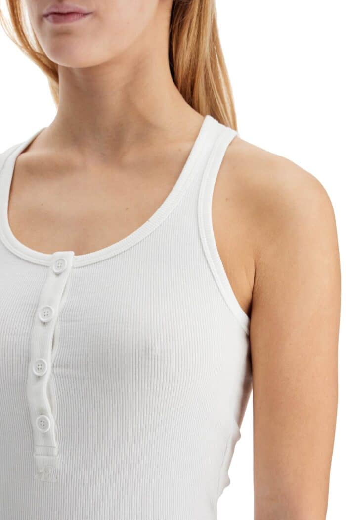 COURREGES 90's Ribbed Tank Top With