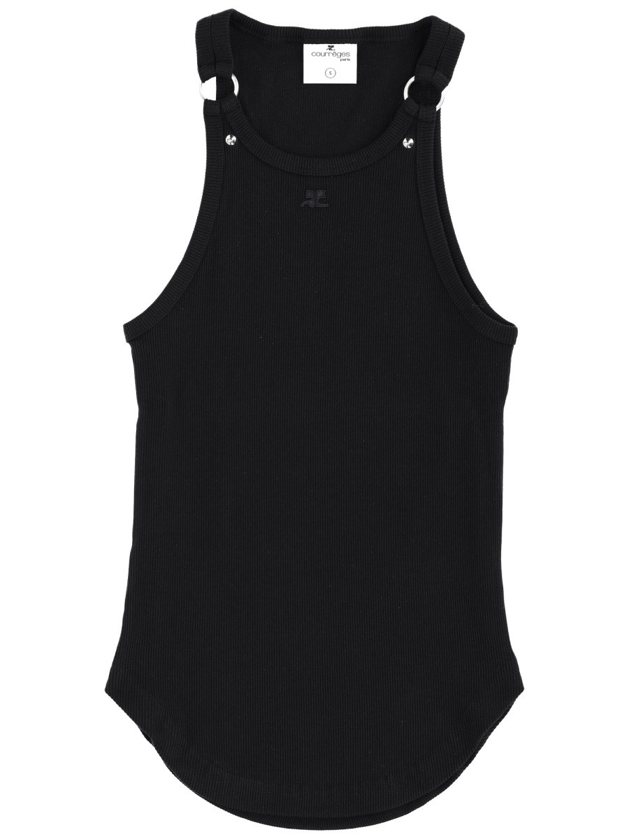 COURREGES "90'S" TOP WITH BUCKLES