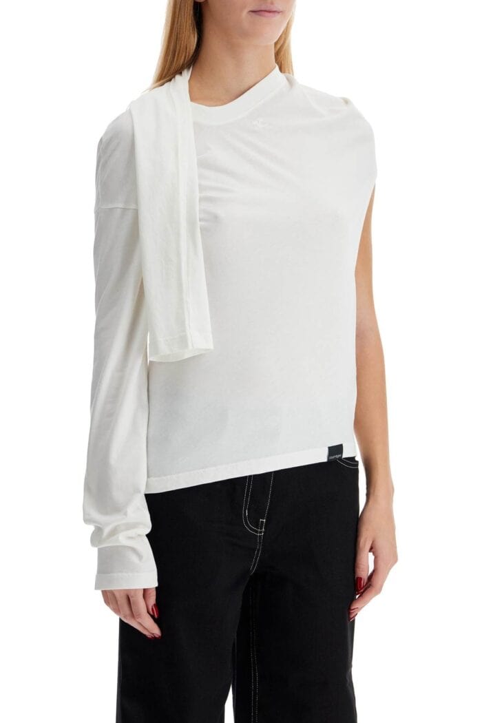 COURREGES Asymmetric T-shirt