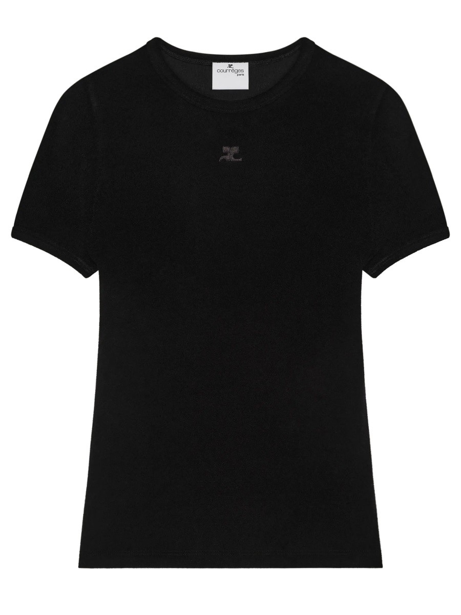 COURREGES "BABY SPONGY" T-SHIRT