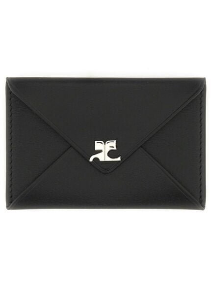 COURREGES CARD HOLDER WITH LOGO