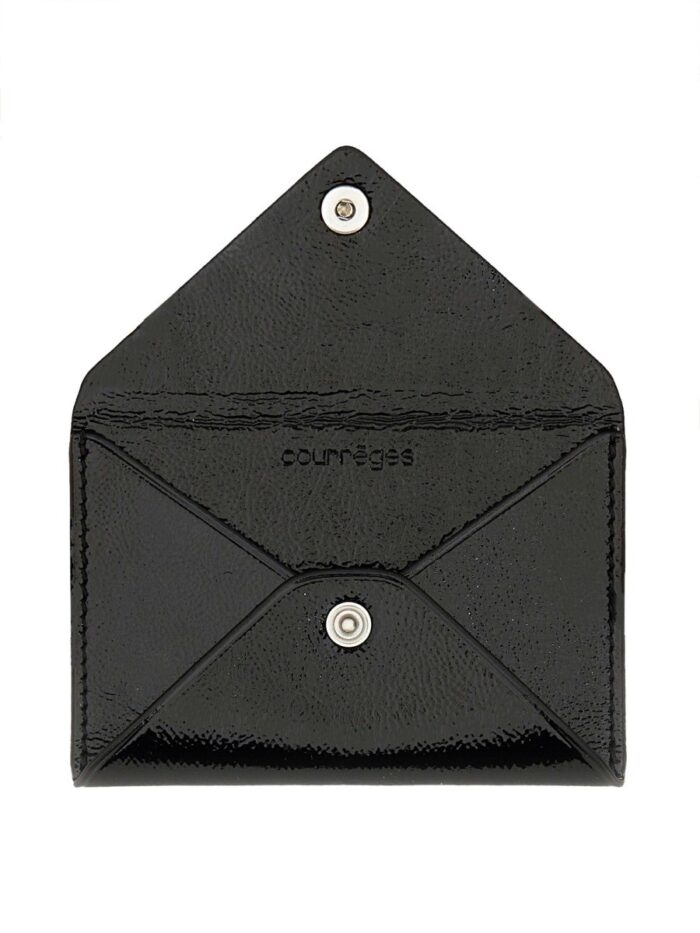 COURREGES CARD HOLDER WITH LOGO