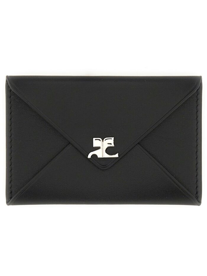 COURREGES CARD HOLDER WITH LOGO