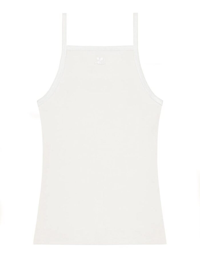 COURREGES CONTRASTING TANK TOP
