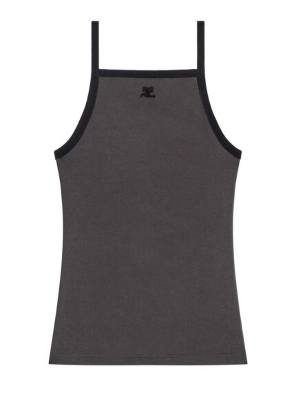 COURREGES CONTRASTING TANK TOP