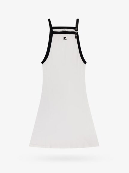 COURREGES Cotton Mini Dress