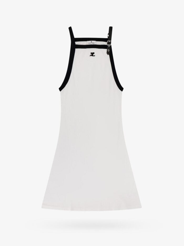 COURREGES Cotton Mini Dress