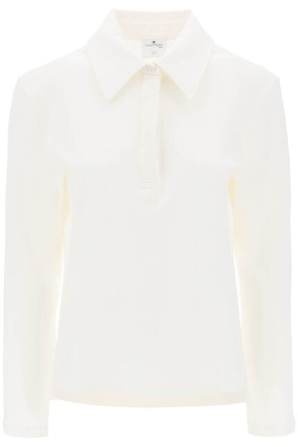 COURREGES Cotton Piqu Polo Shirt