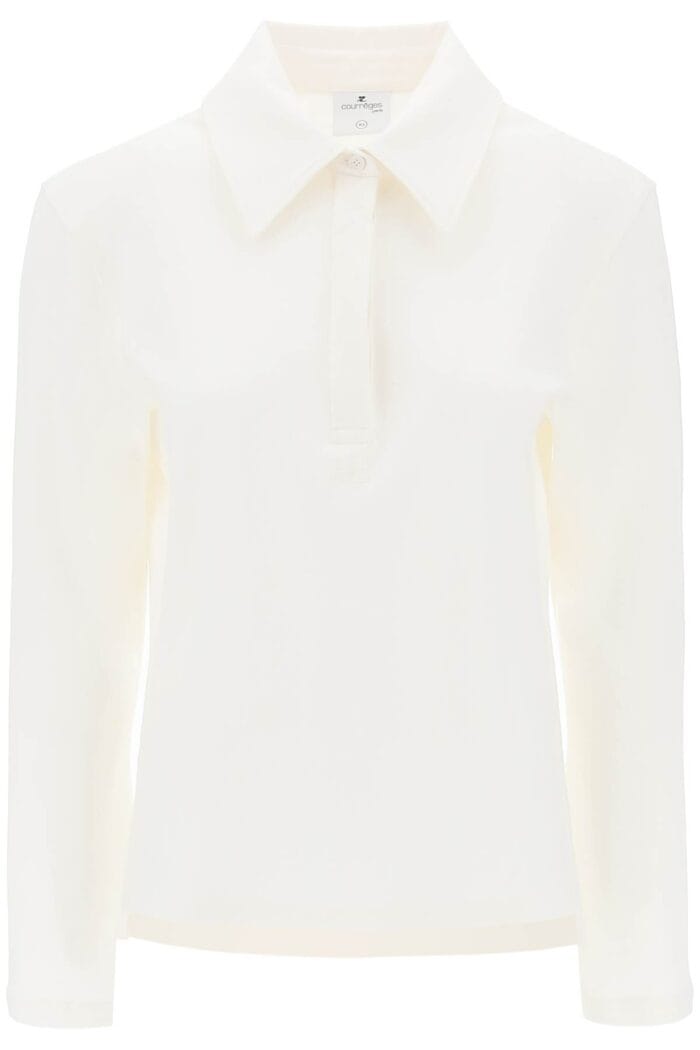 COURREGES Cotton Piqu Polo Shirt