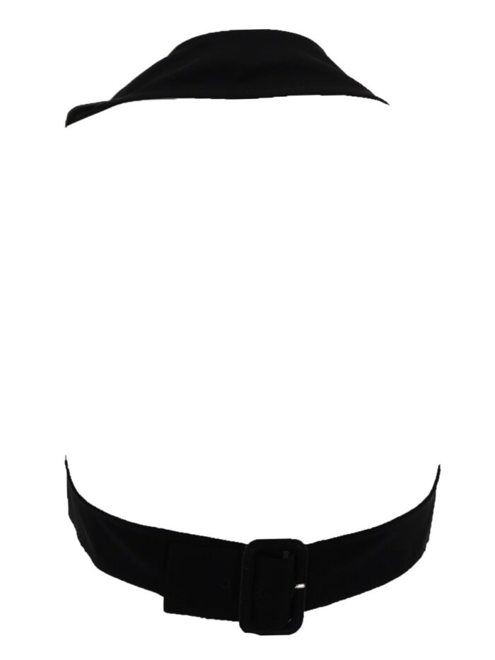 COURREGES CROPPED TOP WITH OPEN BACK