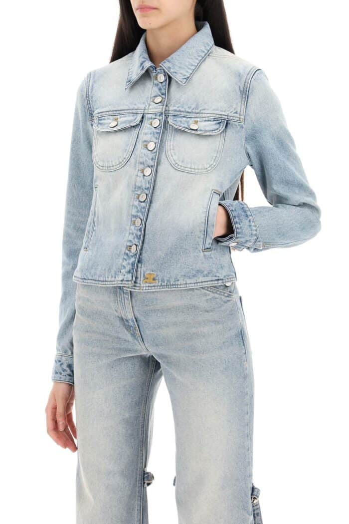 COURREGES Denim Trucker Jacket For